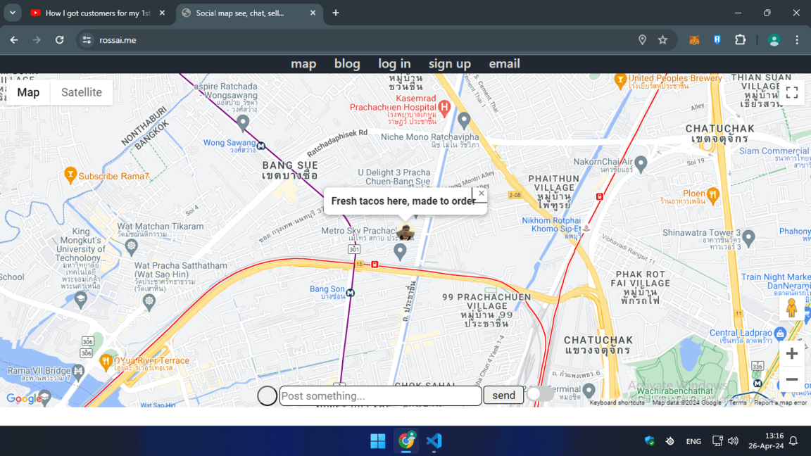 Map app UI